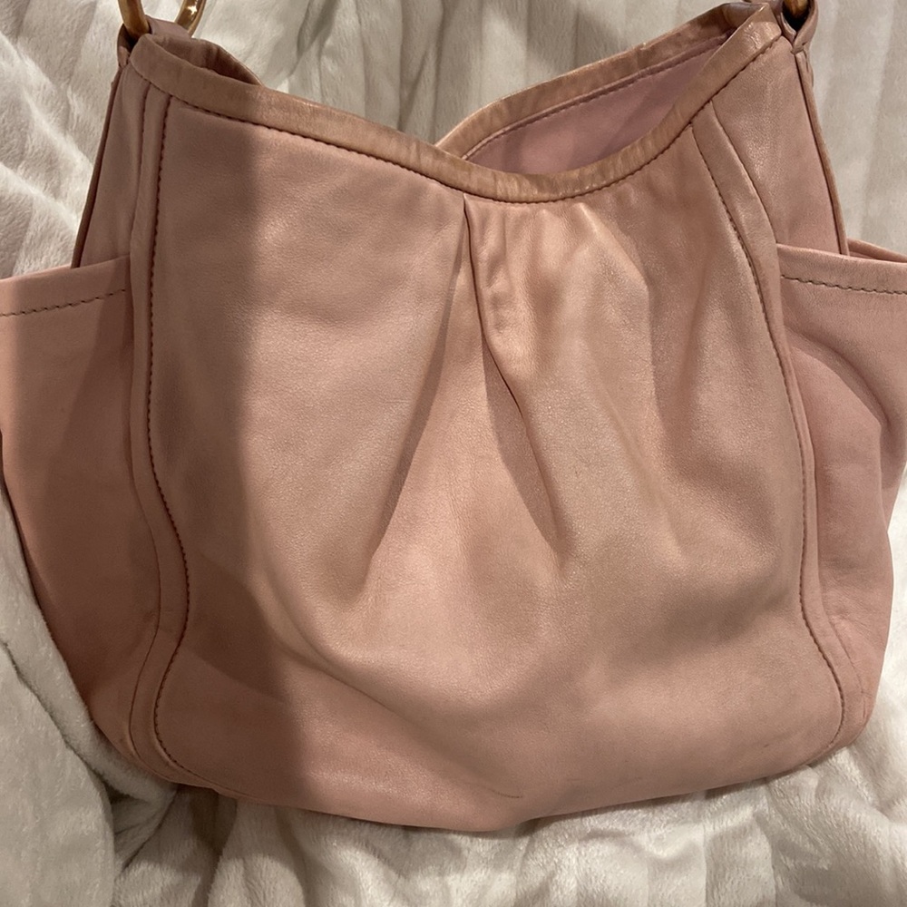 GUC Coach Metallic Pink Hobo Bag - Picture 4 of 9